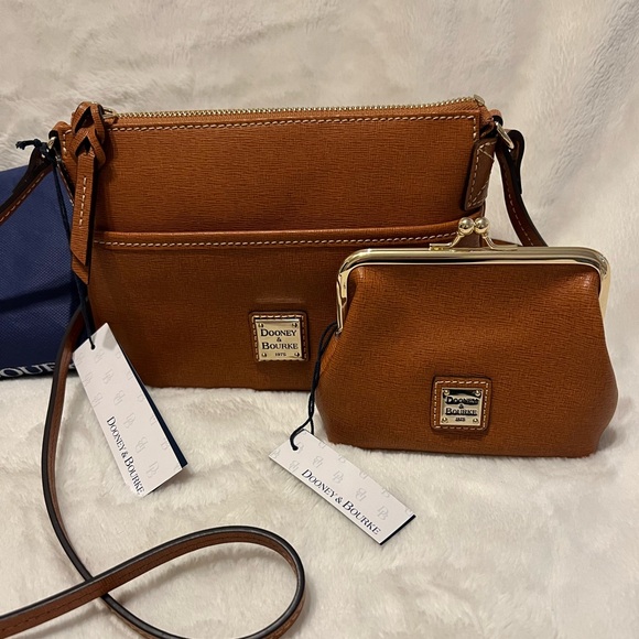 Dooney & Bourke Handbags - NWT Dooney & Bourke Nana Ginger Set BSAFF0018 & WSAFF1407